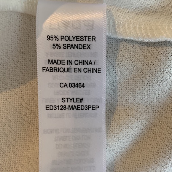 Ricki’s Size S white with black accent’s sleeveless top. - Picture 6 of 7